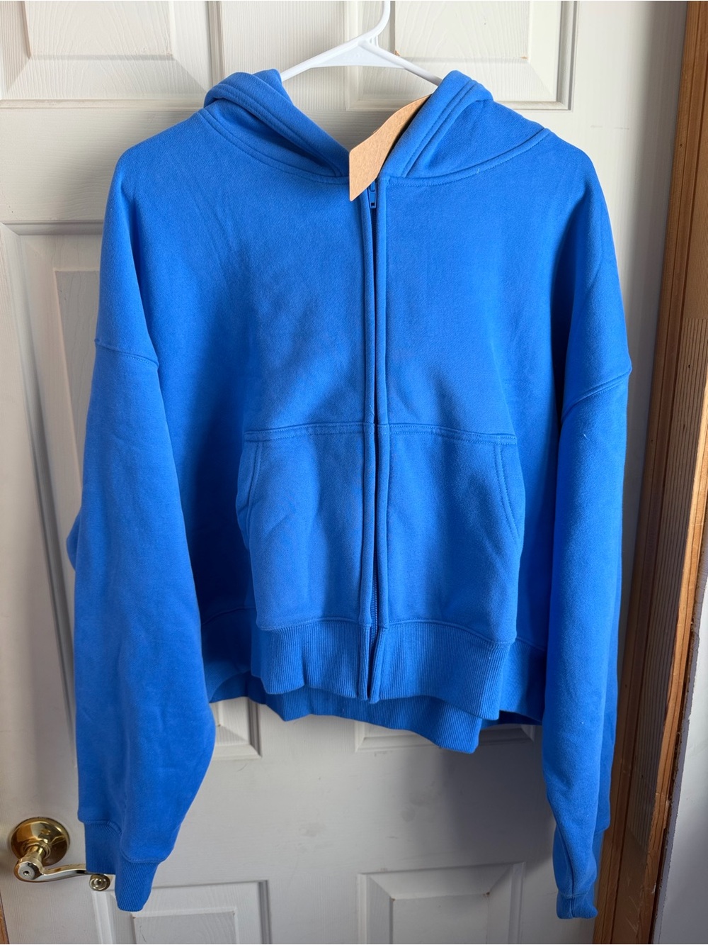 Acta Cropped Full Zip Sweatshirt